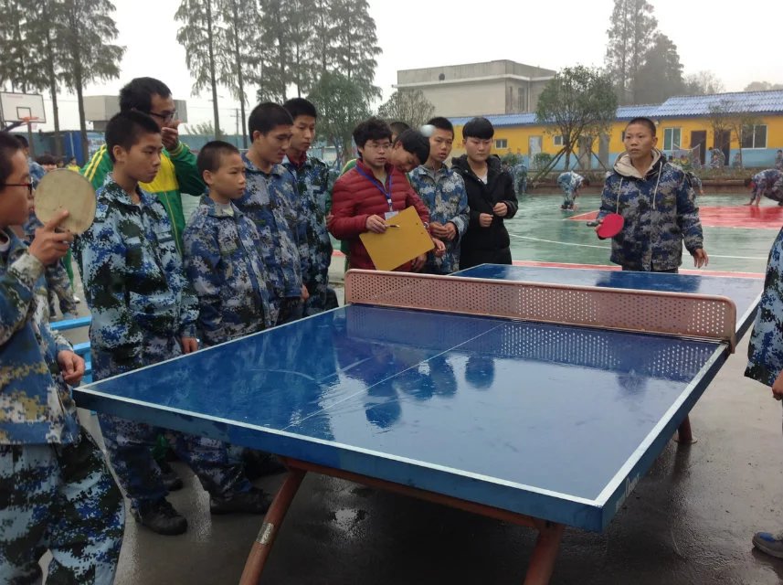 江西青少年励志培训学校开展冬季三球运动会——