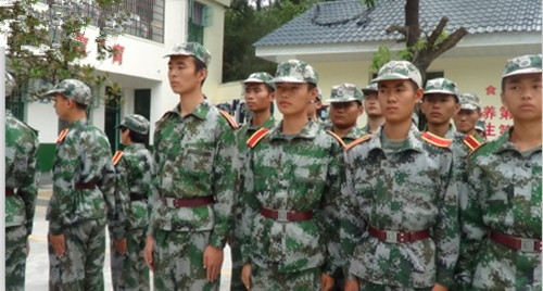 江西青少年励志培训学校---军事会操表演